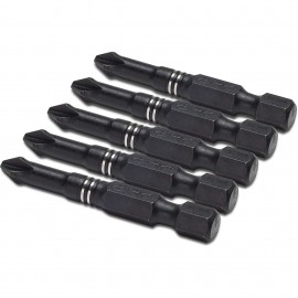 Titan 16075 Impact Bit Set, PH2, 2&amp;quot;-
