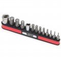 Titan 16111 SAE Bit Socket Set, 1/4&amp;quot; and 3/8&amp;quot; drive, 13-piece-