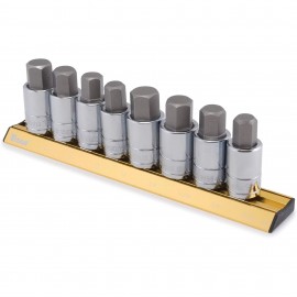 Titan 16132 Bit Socket Set, 1/2&amp;quot; Drive, 8-piece-