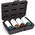 Titan 21095 Non-Marring Lug Nut Socket, 4-piece, 1/2&amp;quot; drive-
