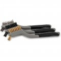 Titan 51505 Mini Wire Brush Set, 3-piece, 7&amp;quot;-