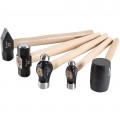 Titan 85070 Hammer Set, 5-piece, hickory wood handles-