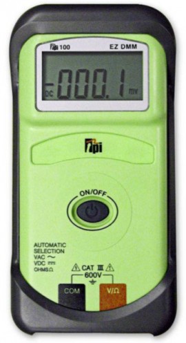 TPI 100 EZ One Button Digital Multimeter, Automatically Switches Functions-