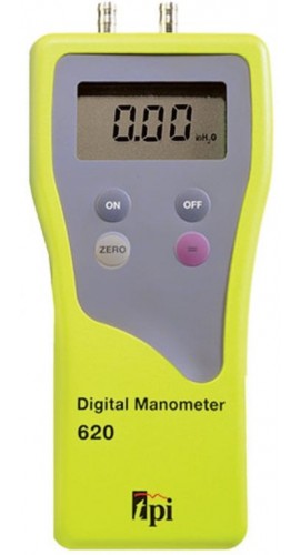 TPI 620C3 Dual-Input Manometer Kit-