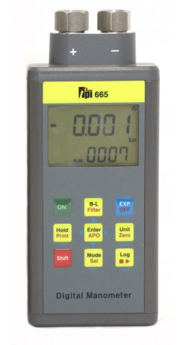 TPI 665 Differential Manometer, Dual Input-