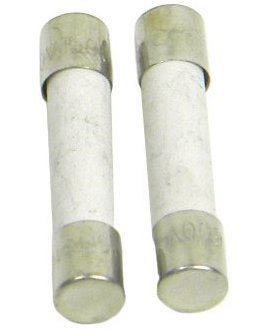TPI A104 Ceramic Fuses for TPI 126, 135, 153, 163, 183, 270 and 275 Digital Multimeters, 0.5 A, 2-Pack-