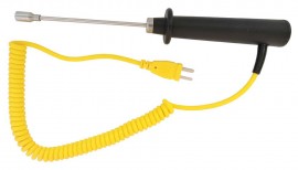TPI CK11M Waterproof Contact Surface Probe, 4&amp;quot;-