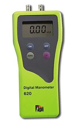 TPI 620 Dual Input Manometer, &amp;plusmn;80 inH<sub>2</sub>O-