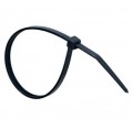 Cole-Parmer 06842-13 40 Pound Nylon Cable Zip Ties, 12.0" L, Black; 100/CS-