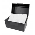 Traceable 1007 Slide Holders with storage box, four 3 x 1" slides per card, 12-pack-