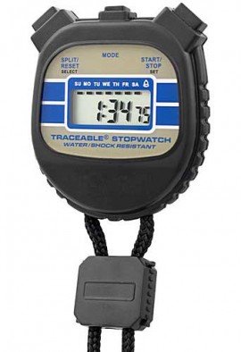 Traceable 1045 Water/Shock Resistant Stopwatch-