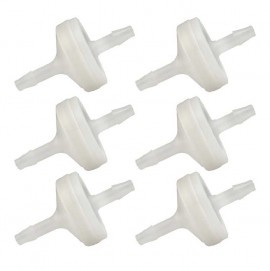 Traceable 3295 Chemical-Resistant Check Valves, 0.125", 6-Pack-