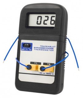 Traceable 4026 Expanded-Range Celsius Thermometer, -40 to 1200&amp;deg;C-