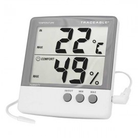 Traceable 4184 Jumbo Thermohygrometer, 1&amp;quot; digits-