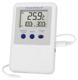 Traceable 4732 Ultra Refrigerator/Freezer Thermometer with 1 Bullet Probe, -58 to 158&amp;deg;F-