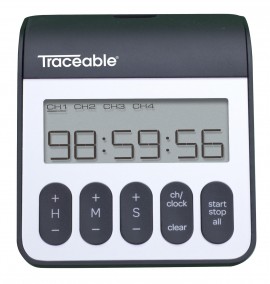 Traceable 5667 Four-Channel Timer, &amp;frac34;&amp;quot;-