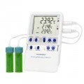 Traceable 6438 Excursion-Trac Data Logging Refrigerator/Freezer Thermometer with 2 vaccine bottle probes-