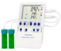 Traceable 6448 Memory-Loc Datalogging Thermometer with 2 Vaccine Bottle Probes, -58 to 158&amp;deg;F-