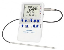 Traceable 6458 Memory-Loc LN2 Cryo Datalogging Thermometer, -320.8 to 221&amp;deg;F-
