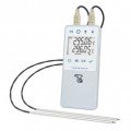 Traceable 6515 High-Temperature Data Logging Thermometer with 2 stainless steel probes-