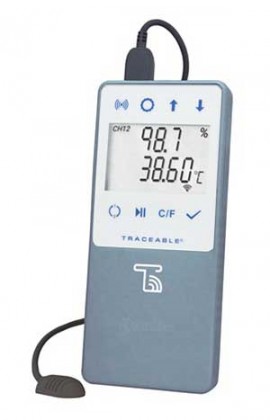 Traceable 6521 Wi-Fi Data Logging Hygrometer/Thermometer with remote cable-