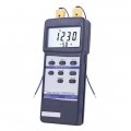 Traceable 91210-01 Large Display Dual-Channel Thermocouple Thermometer with calibration, -58 to 1,999&amp;deg;F-