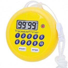 Traceable 94461-55 Digital Water-Resistant Flashing Timer with calibration-