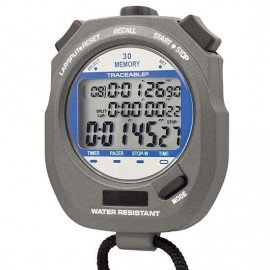 Traceable 98766-05 Dual-Display Digital Stopwatch with calibration, 0.01 sec resolution, &amp;plusmn;0.0005% accuracy-