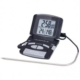 Traceable 98767-25 Calibrated Thermometer/Timer with Stainless-Steel Probe, 32 to 392&amp;deg;F-