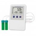 Traceable 98767-60 Ultra Refrigerator/Freezer Thermometer with calibration, 2 vaccine bottle probes, -58 to 158&amp;deg;F-