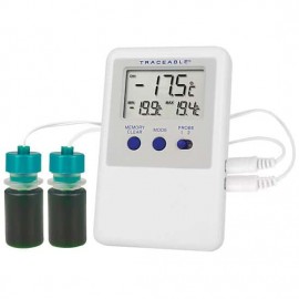 Traceable Refrigerator/Freezer Digital Thermometer with Bottle