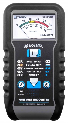 Tramex ME5 Pinless Moisture Meter, 5 to 30%-
