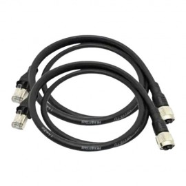 TREND Networks R151059 PROFINET Adapter Cables for the NaviTEK IE series, RJ45 to M12, X-coded, 39.37&amp;quot;, 2-pack-