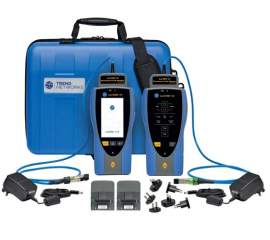 TREND Networks R163010 LanTEK IV-S Copper and Fiber Data Cable Certifier with PL/CH adapters, No Wi-Fi, 500 MHz-