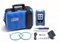 TREND Networks R240-MIPV FiberMASTER Multimode OTDR, 850 and 1300 nm, with SC connector, inspection port, and power meter-