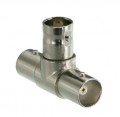 Triplett 327-753TP BNC Adapter with 75 &amp;ohm;, 10-pack, &amp;quot;T&amp;quot; female/male/female-