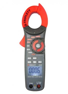 Triplett 9325 True RMS AC/DC Clamp-On Meter, 600 V, 1,000 A-