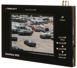 Triplett CamView W35 Wrist-Mounted LCD Test Monitor, 3.5"-