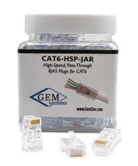 Triplett CAT5-HSP CAT5/6 Connector, male, 50-pack-