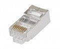 Triplett CAT6-HSPS-FP CAT6 RJ45 Shielded Pass-Thru Modular Connector, 50-pack-
