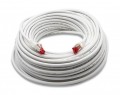 Triplett CAT6A 10 GBPS Professional Grade Patch Cable, 100&#039;, white-