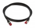 Triplett CAT6A 10 GBPS Professional Grade Patch Cable, 5', black-
