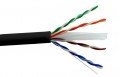 Triplett CAT6U-1000BK CAT6 UTP Data Cable, 23 AWG, 1000', black-