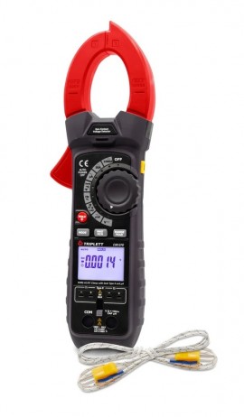 Triplett CM1070-NIST True RMS AC/DC Clamp Meter with dual type K and uA, -148 to 1800°F-