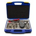 GEM CS-TK00 Universal Compression Tool Kit with wire cutter, connectors, and cable tester-