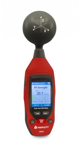 Triplett EMF85 Triple Axis EMF Meter, 8 GHz-