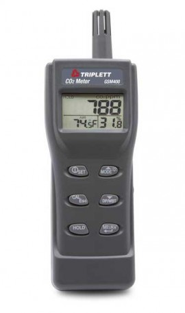 Triplett GSM400 Portable Indoor Air Quality CO<sub>2</sub> Meter-