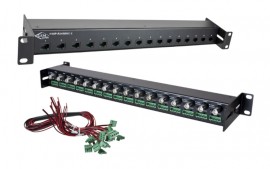 Triplett H16P-RJ45BNC-2 CCTV Security Camera Balun Hub, 16 Position BNC to RJ45, 100 to 300'-