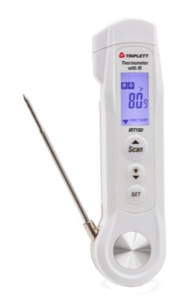 Triplett IRT150 Stem Thermometer with IR, -4 to 536&amp;deg;F-