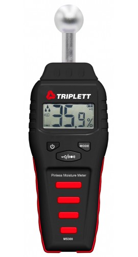 Triplett MS300 Pinless Moisture Meter, 0.1 to 99.9%-